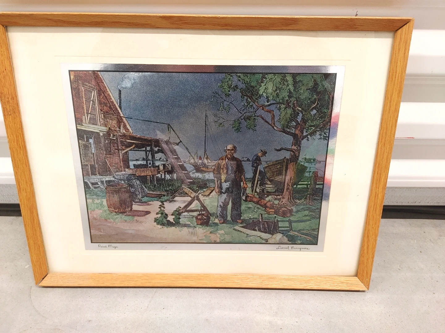 Framed Print - "Point Magee" by Lionel Barrymore