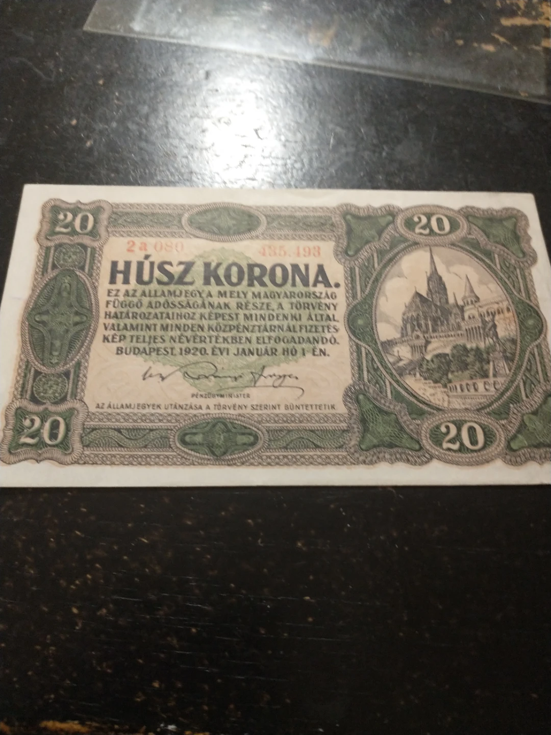Hungary 20 Korona 1920 Uncirculated Banknote