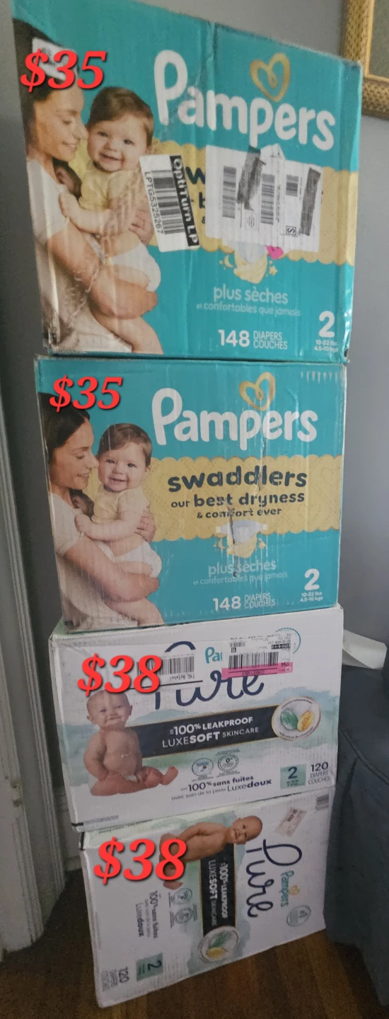 Pampers Diapers Different Sizes - photo 2
