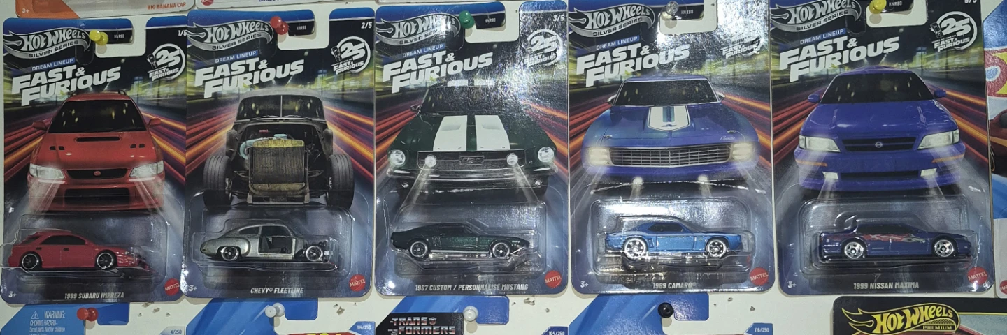 Hot Wheels Fast & Furious Dream Lineup Cars - photo 2