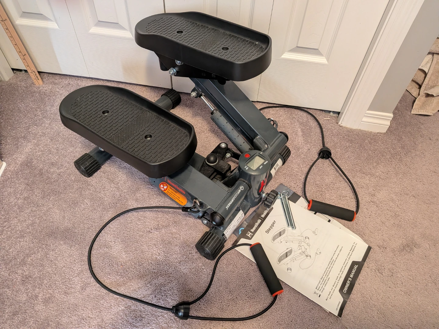 Mini Stepper with Resistance Bands