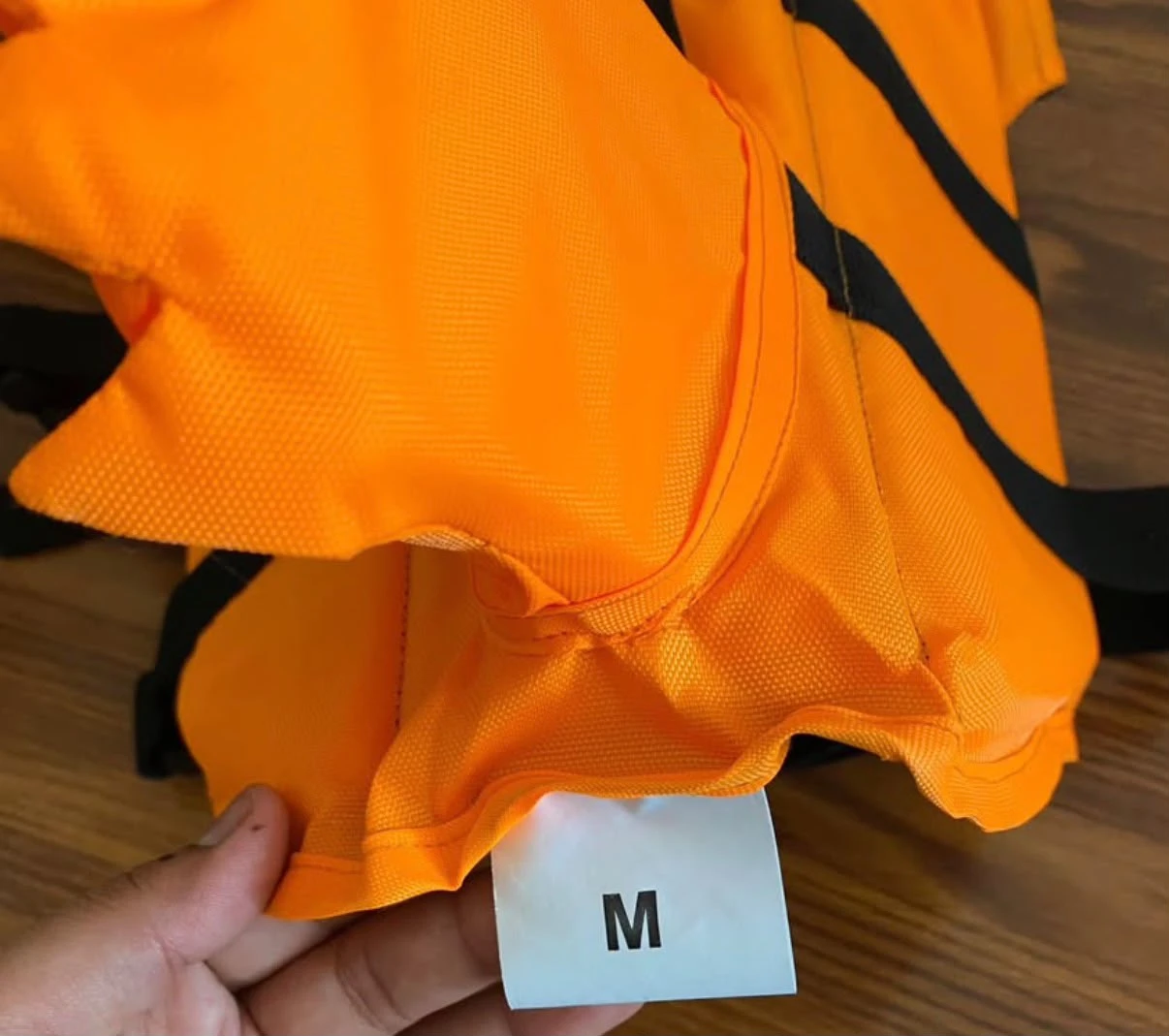 Dog Life Vest Swimming Jacket Orange - photo 3