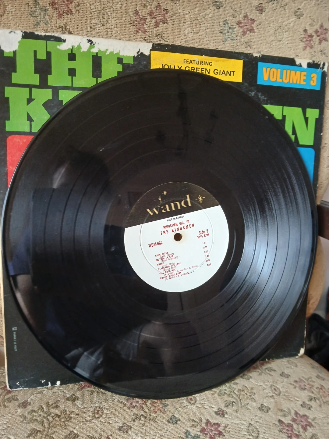 The Kingsmen Volume 3 LP Vinyl Record - photo 2