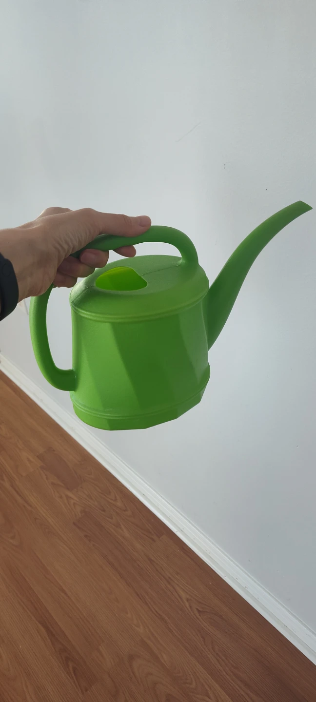 Green Plastic Watering Can
