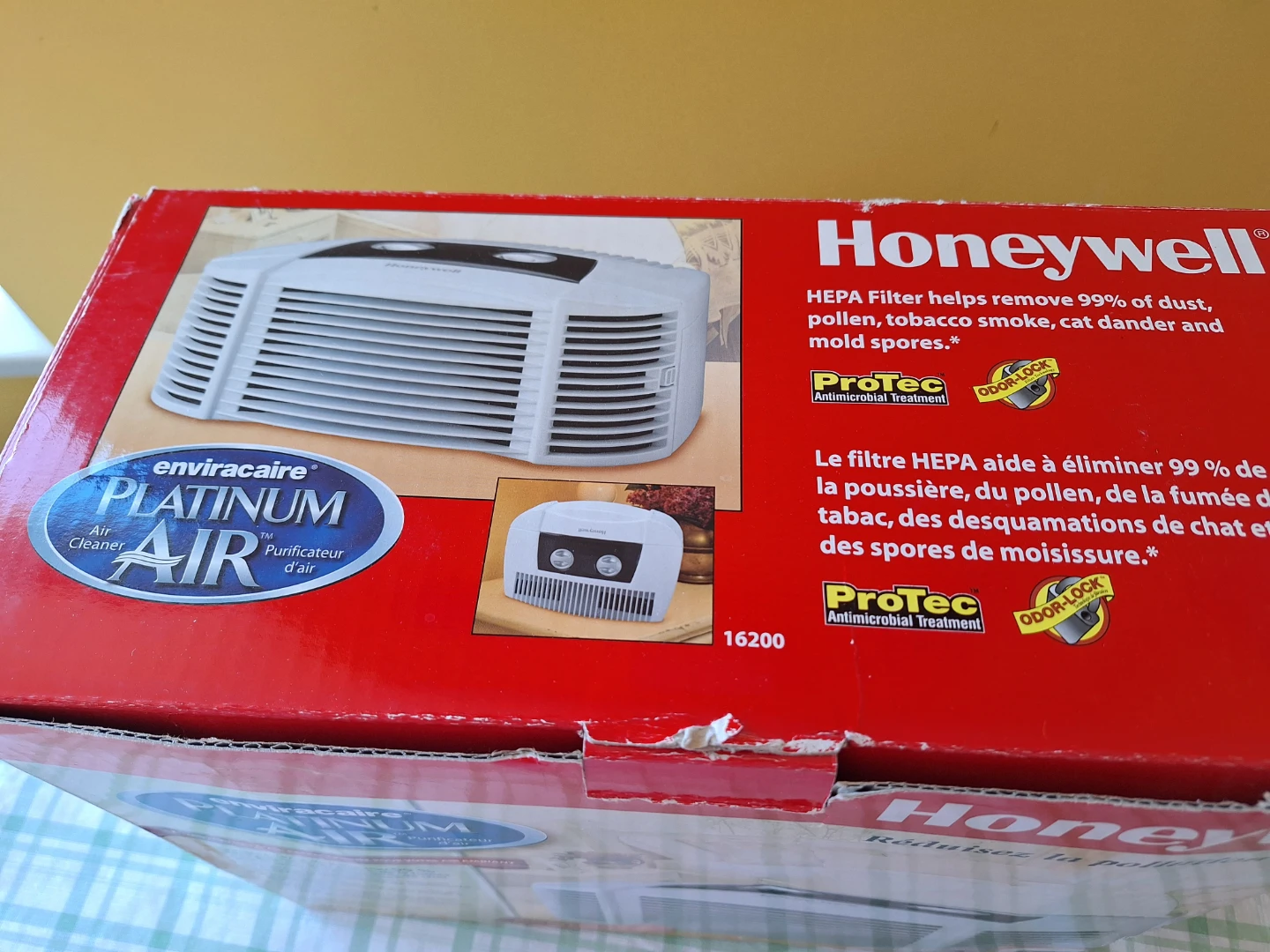 Honeywell Envi-caire Platinum Air Purifier