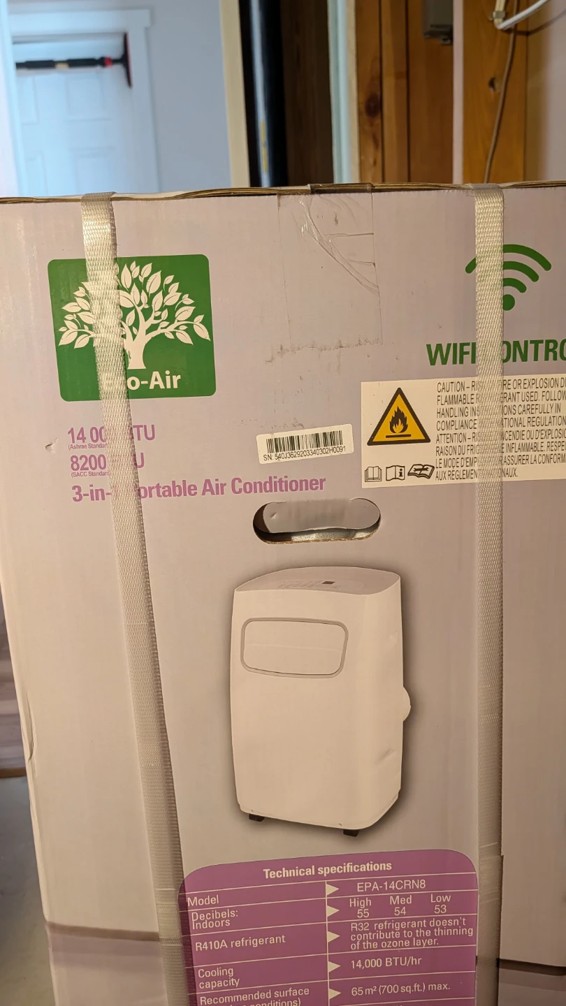 New Eco-Air Portable Air Conditioner 14,000 BTU - photo 2