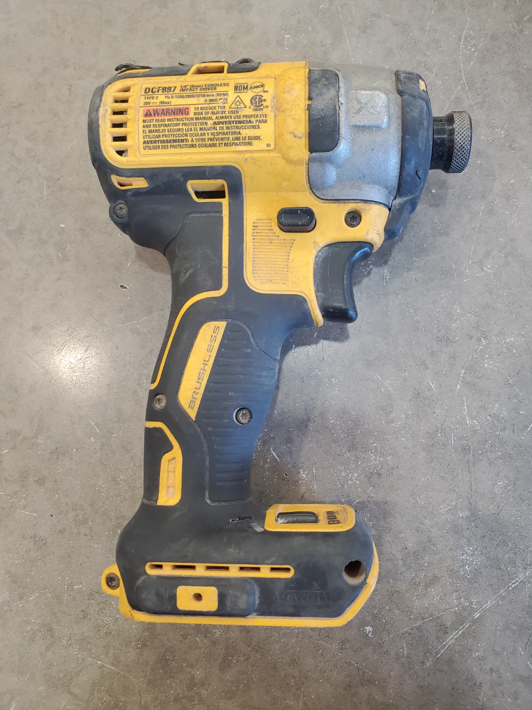 DeWalt DCF887 20V MAX XR Cordless Impact Driver