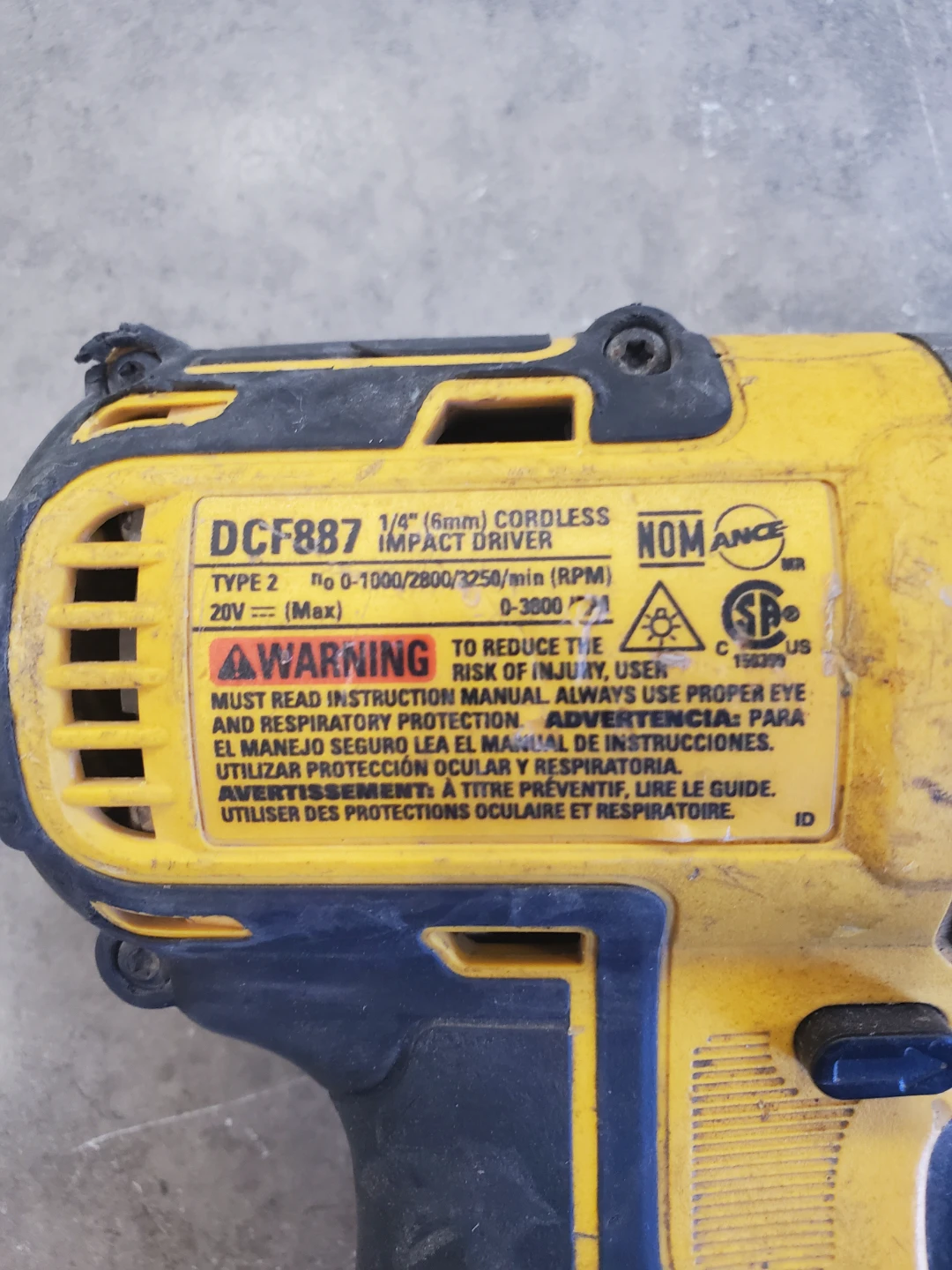 DeWalt DCF887 20V MAX XR Cordless Impact Driver - photo 3