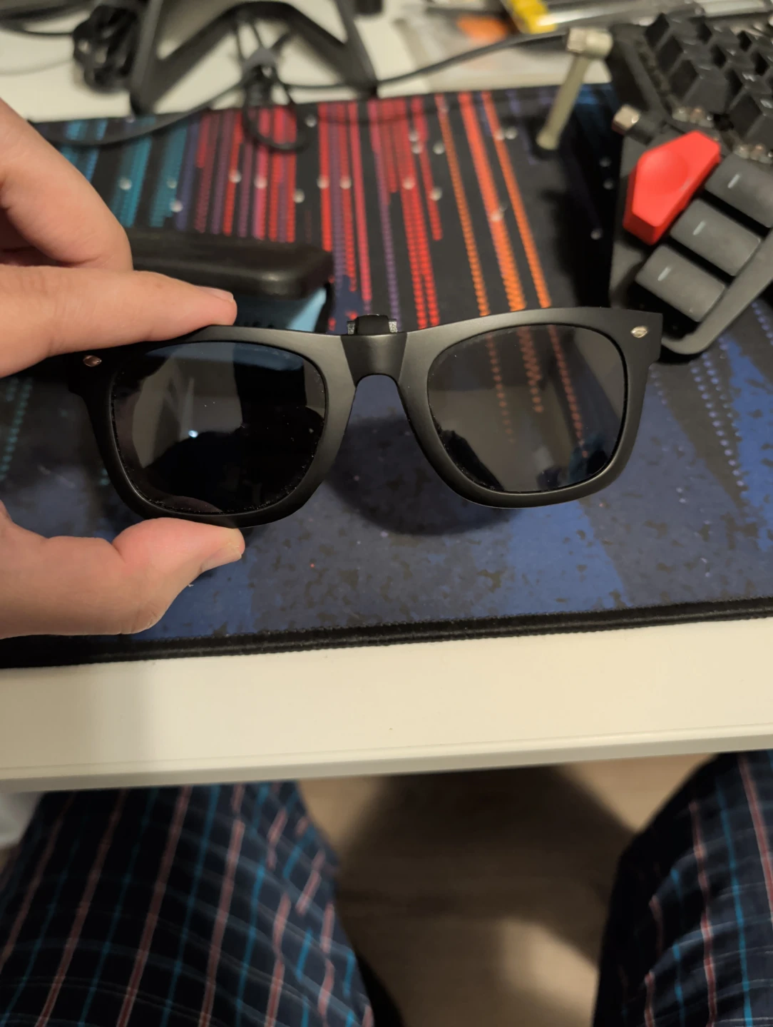 Clip on shades