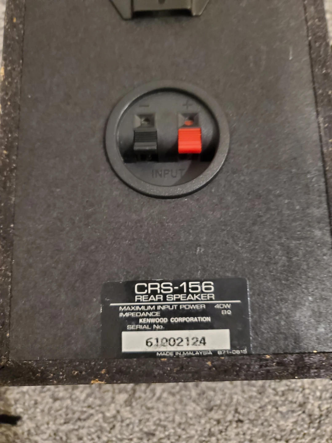 Kenwood CRS-156 Rear Speakers Pair - photo 2