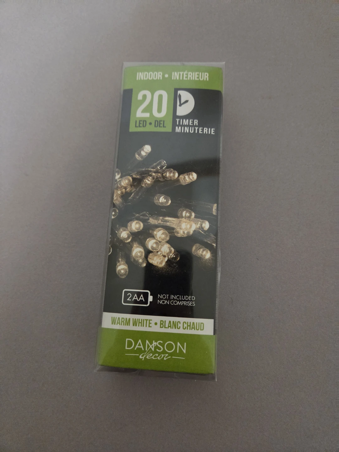 DANSN decor 20 LED Timer Lights - Warm White