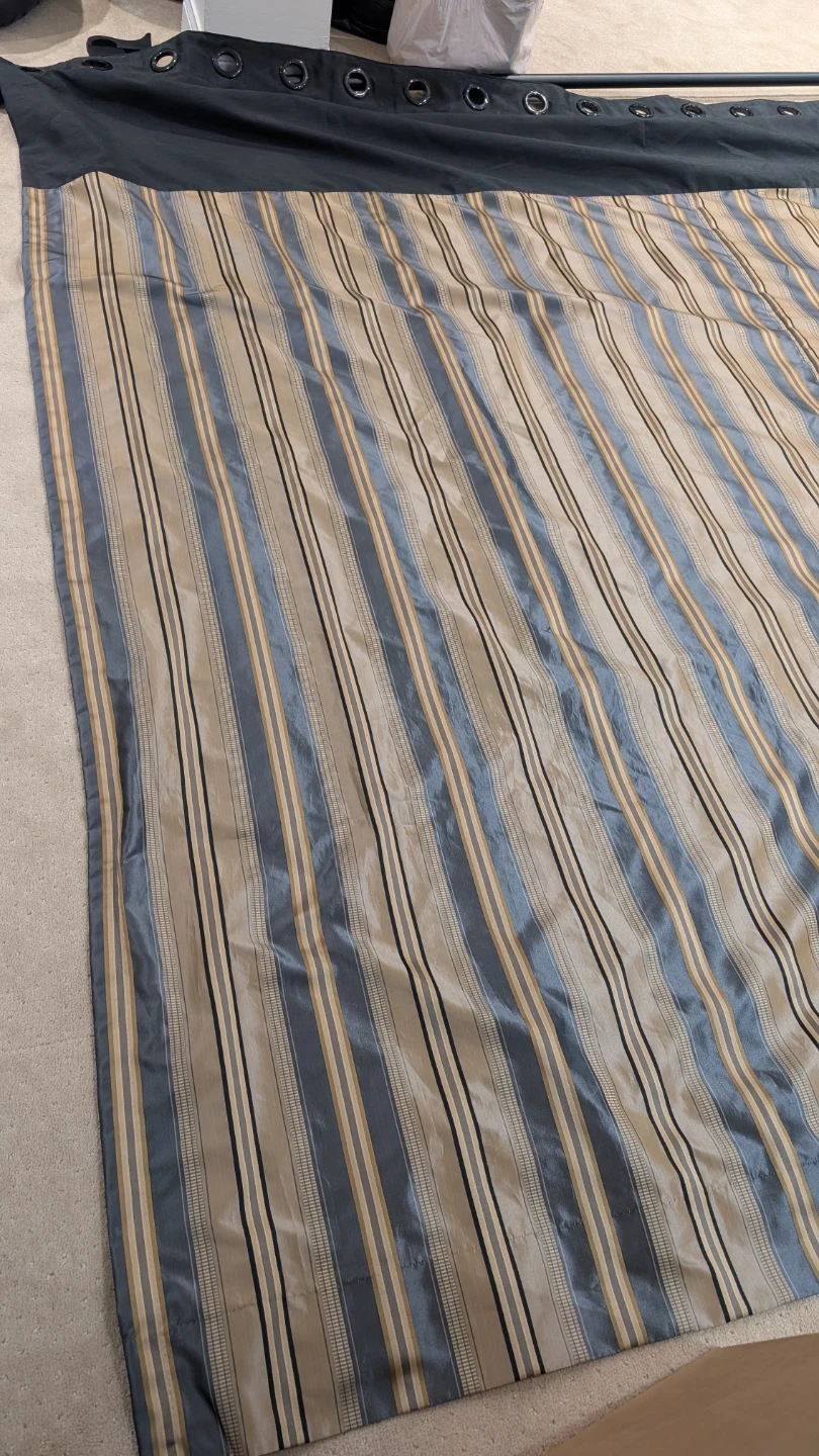 Custom Blackout Curtain Panels with Matching Custom Curtain Rod - photo 4