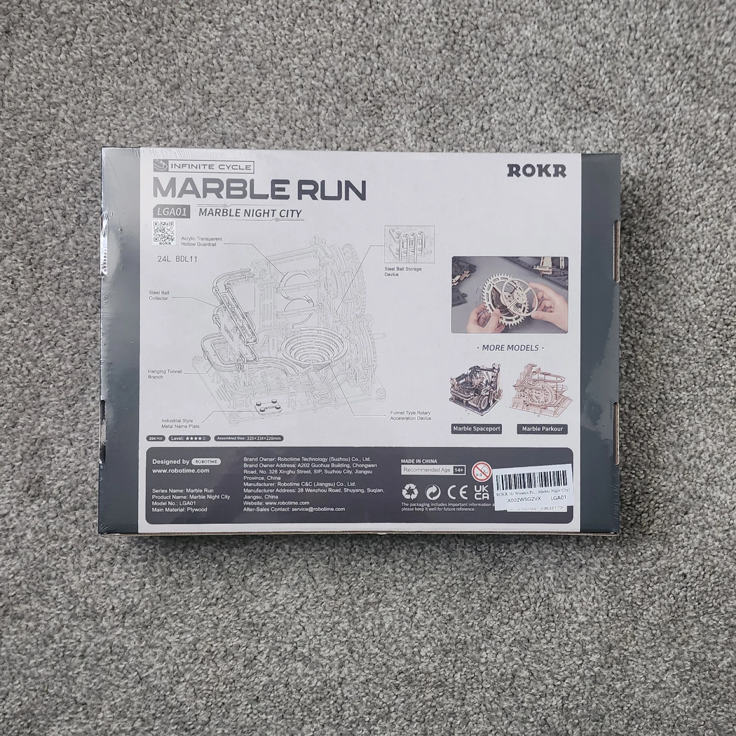 ROKR Marble Run LGA01 Marble Night City 3D Puzzle - NEW SEALED - photo 4