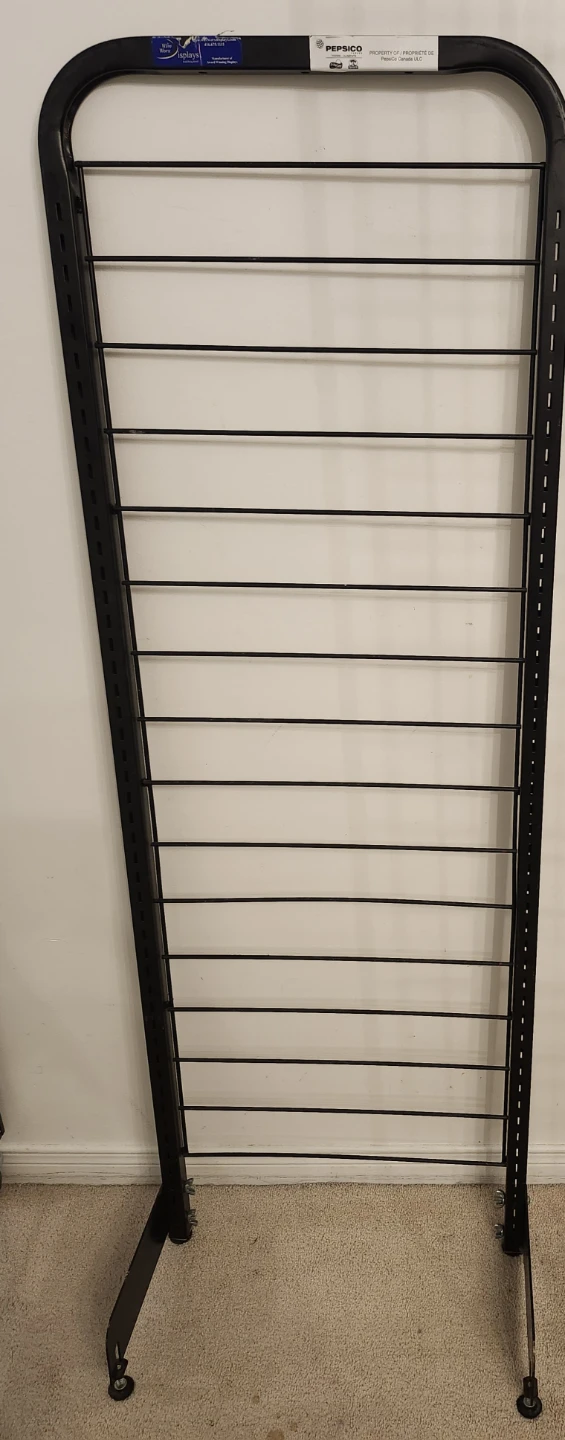 Black Metal Grid Display Panel with Baskets - photo 3