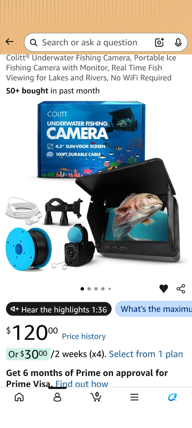 Colitt Underwater Fishing Camera 100ft Cable - photo 4