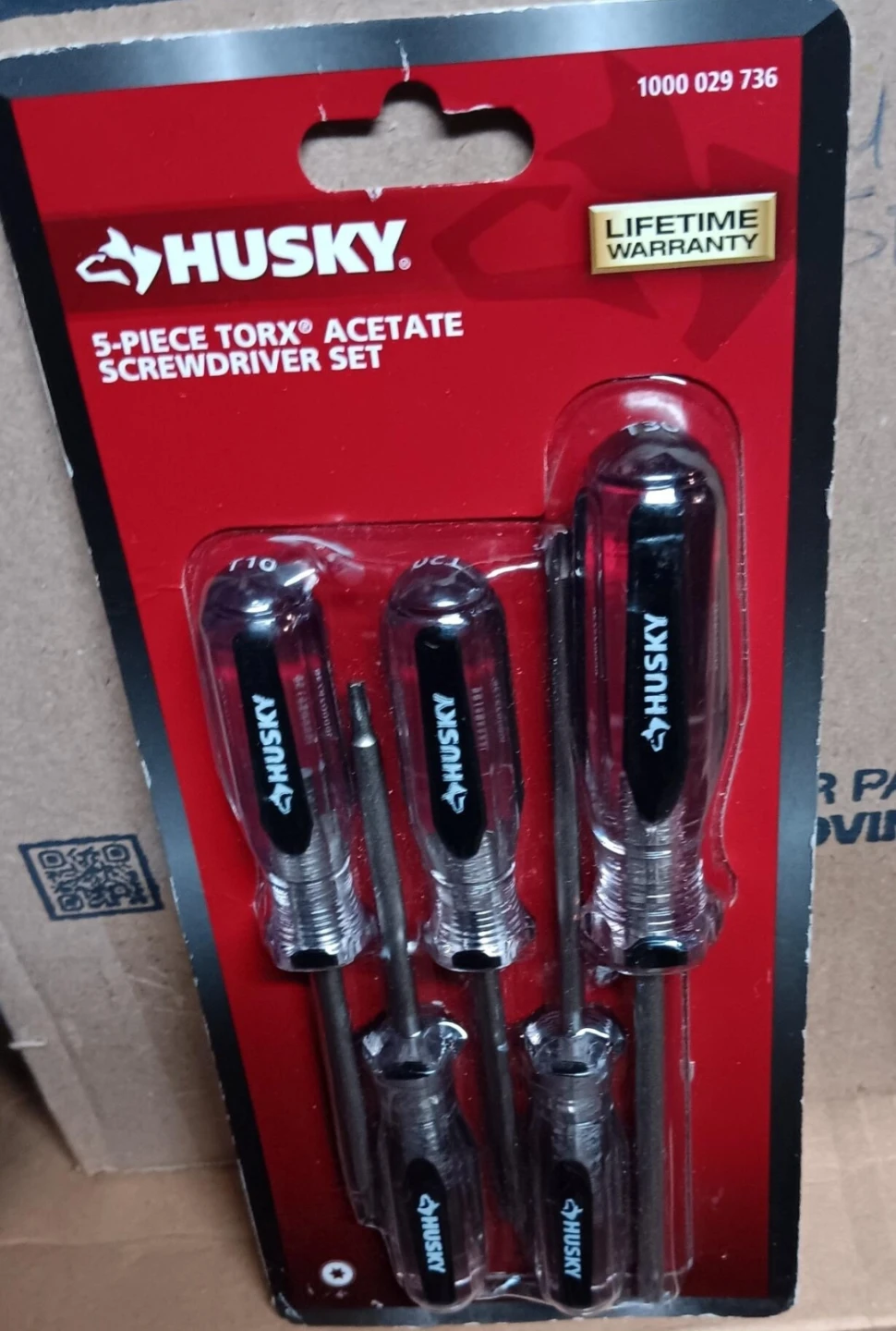Husky 5-Piece Torx Acetate Screwdriver Set