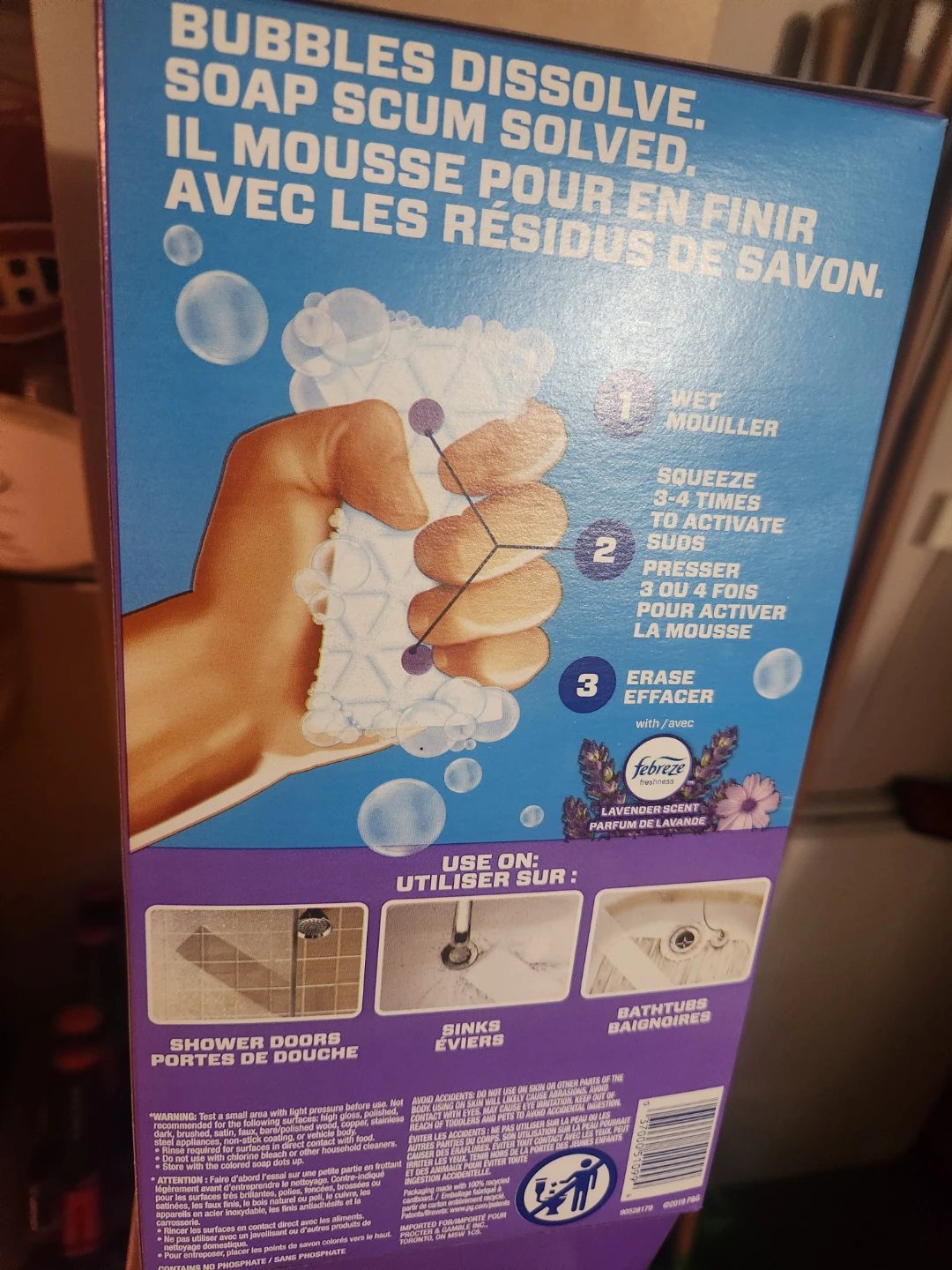 Mr. Clean Magic Eraser Bath Scrubber with Febreze - photo 2