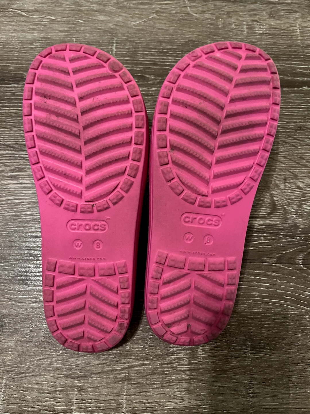 Crocs Pink Slides Size W8 - photo 2