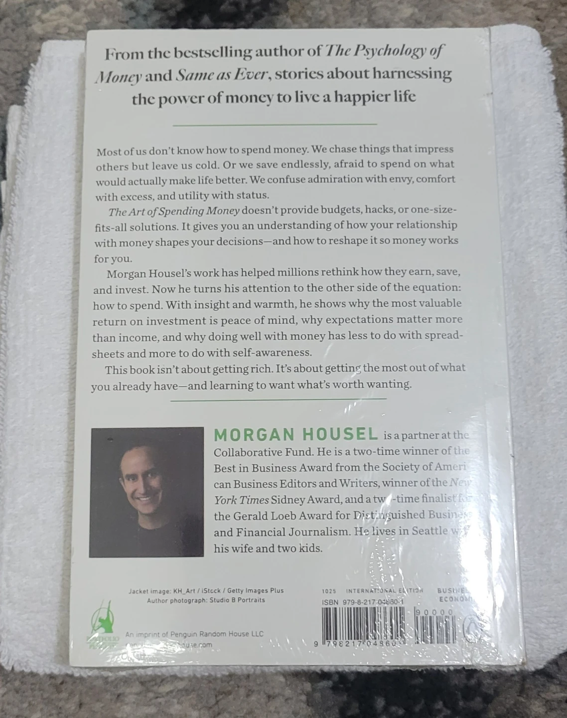 The Art of Spending Money by Morgan Housel Book - photo 2