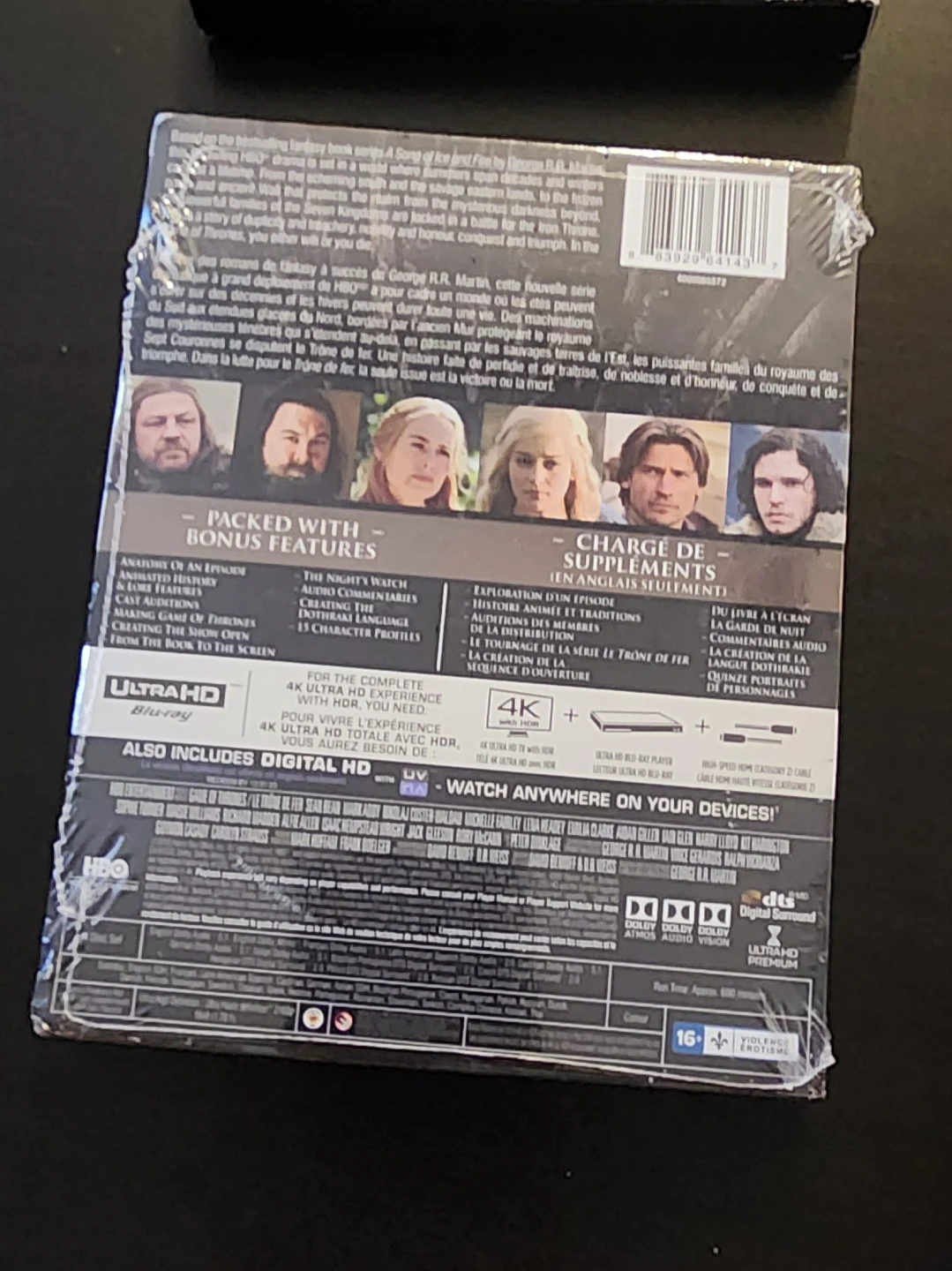 Game of Thrones Complete First (1st) Season 4K Ultra HD - photo 2