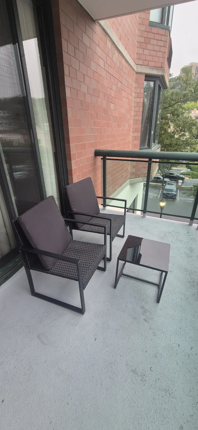 Wicker Outdoor Chair and Table Set - photo 2