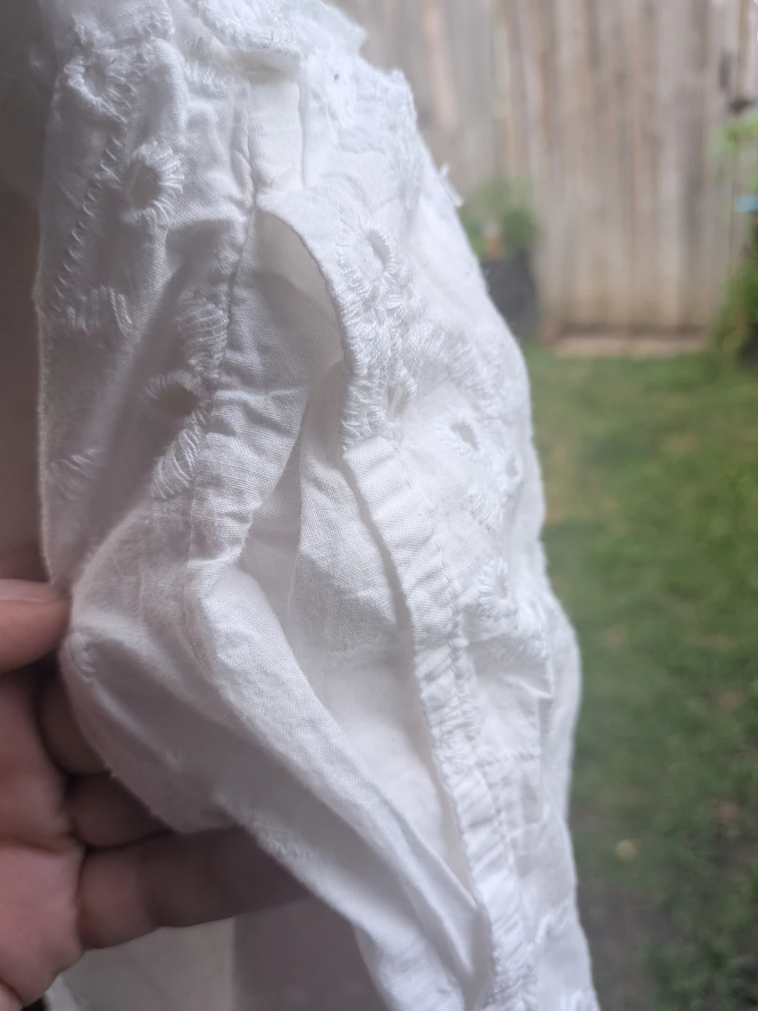 White Broderie Anglaise Maxi Skirt - Jennifer & Grace - photo 5
