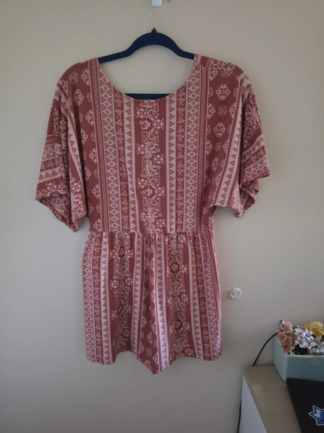 Pink Coral Romper - Size M-L - photo 2