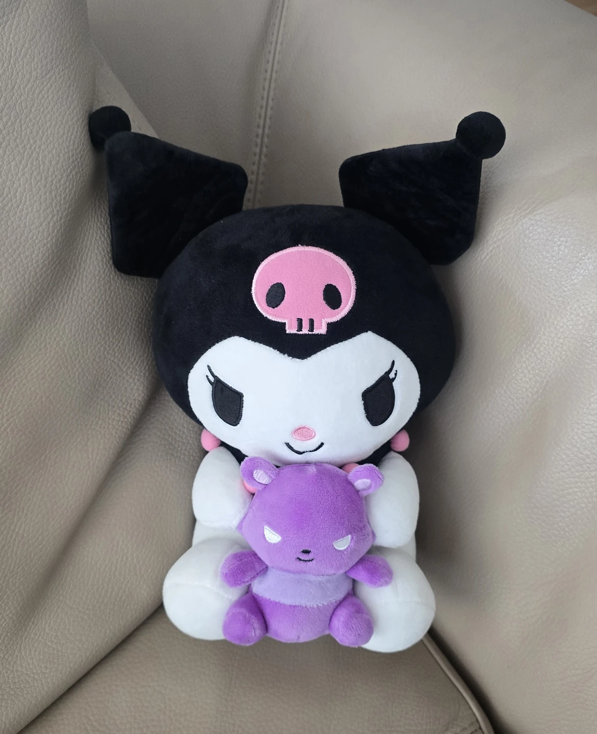 Kuromi Plush Toy with Baku