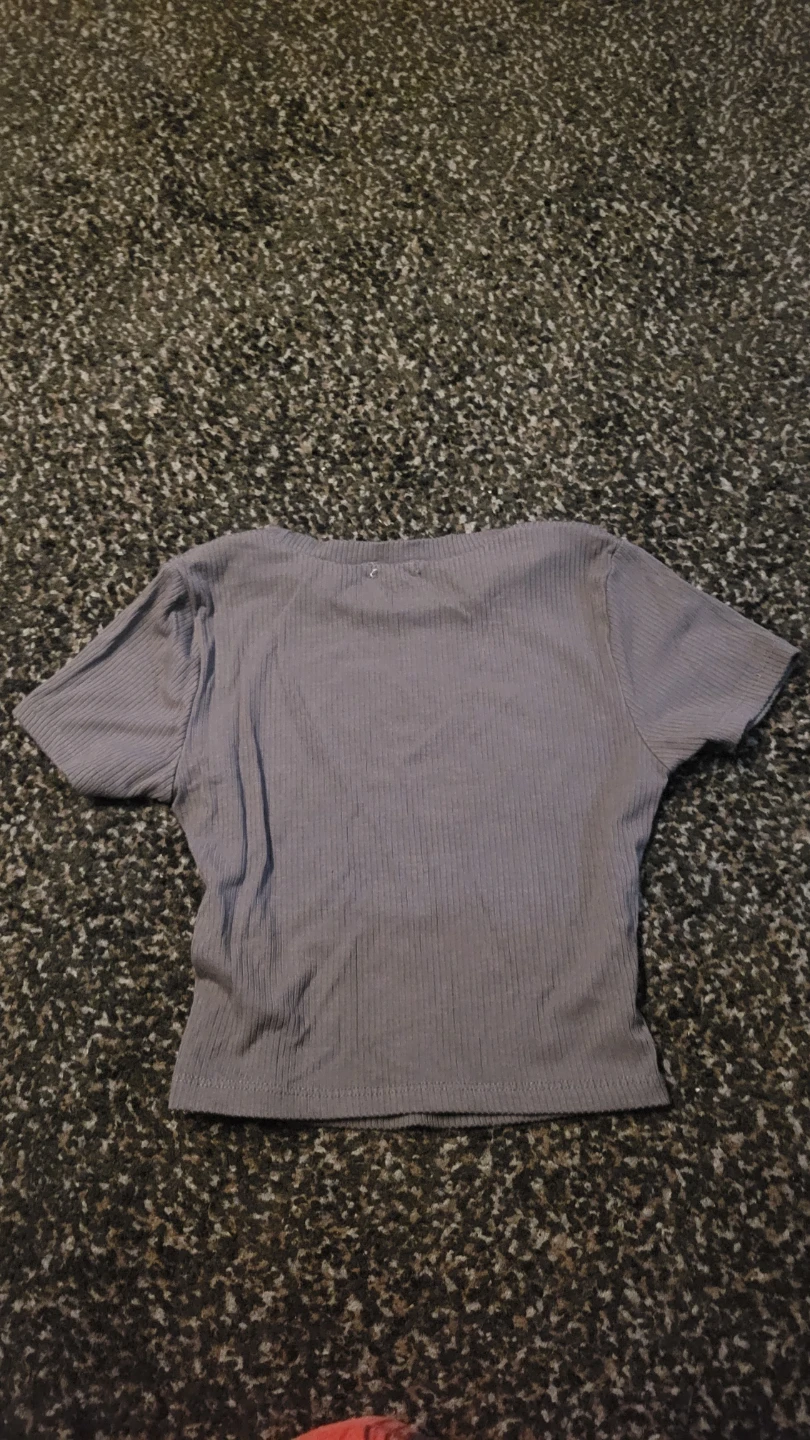 Garge Ribbed Cropped T-Shirt - photo 2