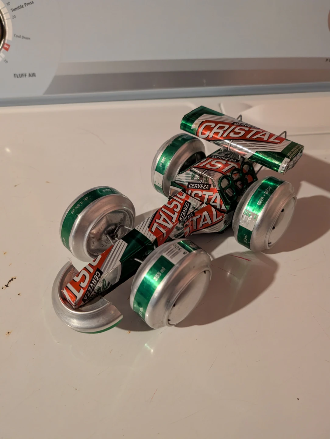 Handmade Beer Can Formula 1 Car