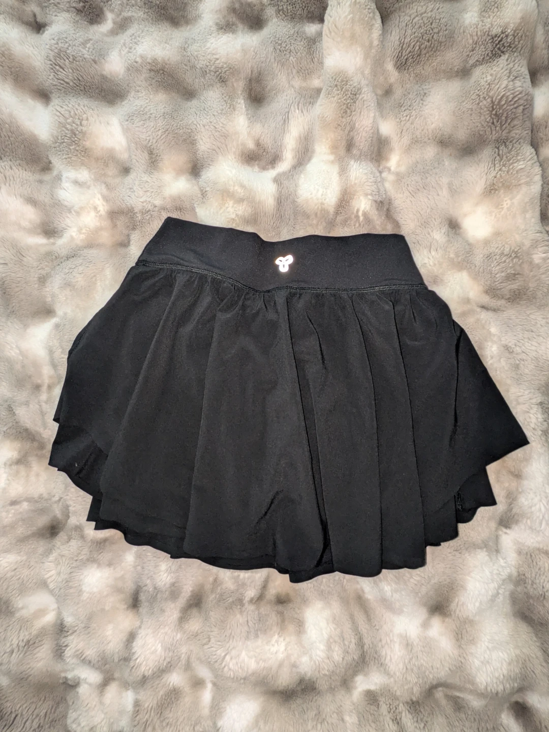 Aritzia Golden Black Tennis Skirt with Shorts - Size S - photo 2