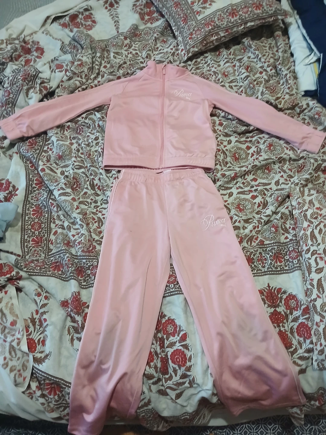 Puma Pink Tracksuit Set