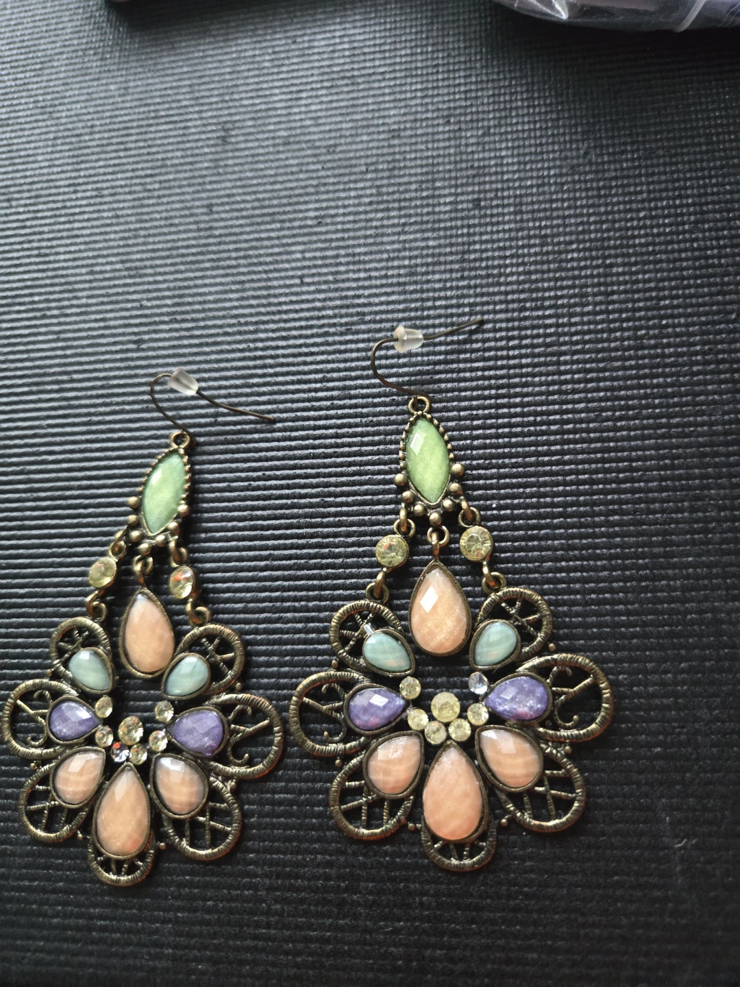 Boho Dangle Earrings with Gemstones New