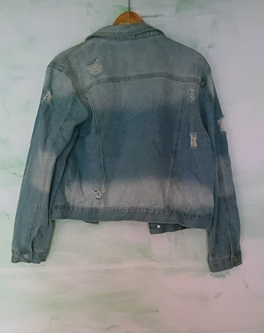 SHEIN SXY Distressed Denim Jacket - photo 3