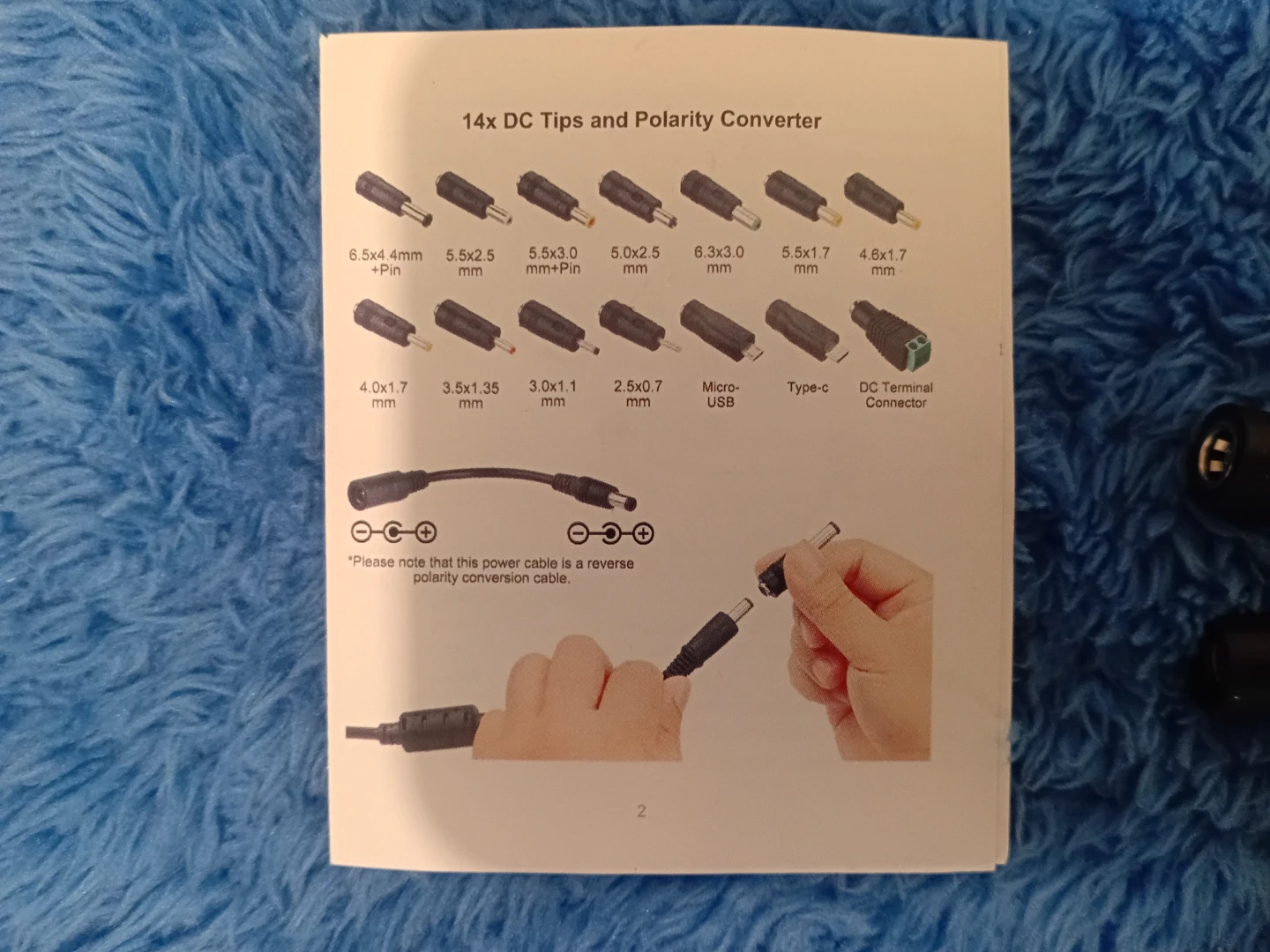 14x DC Tips and Polarity Converter Set - photo 4