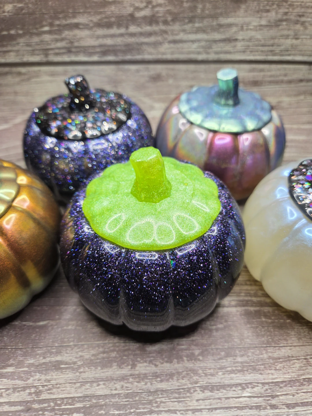 Handmade Resin Pumpkin Trinket Dish