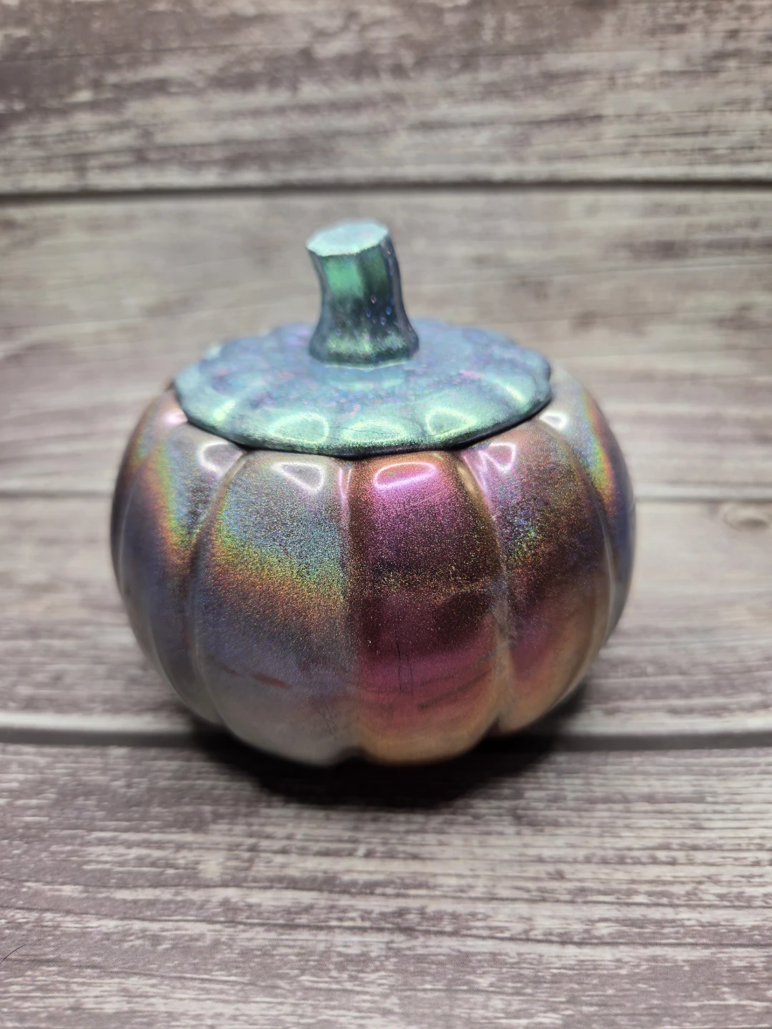 Handmade Resin Pumpkin Trinket Dish - photo 3