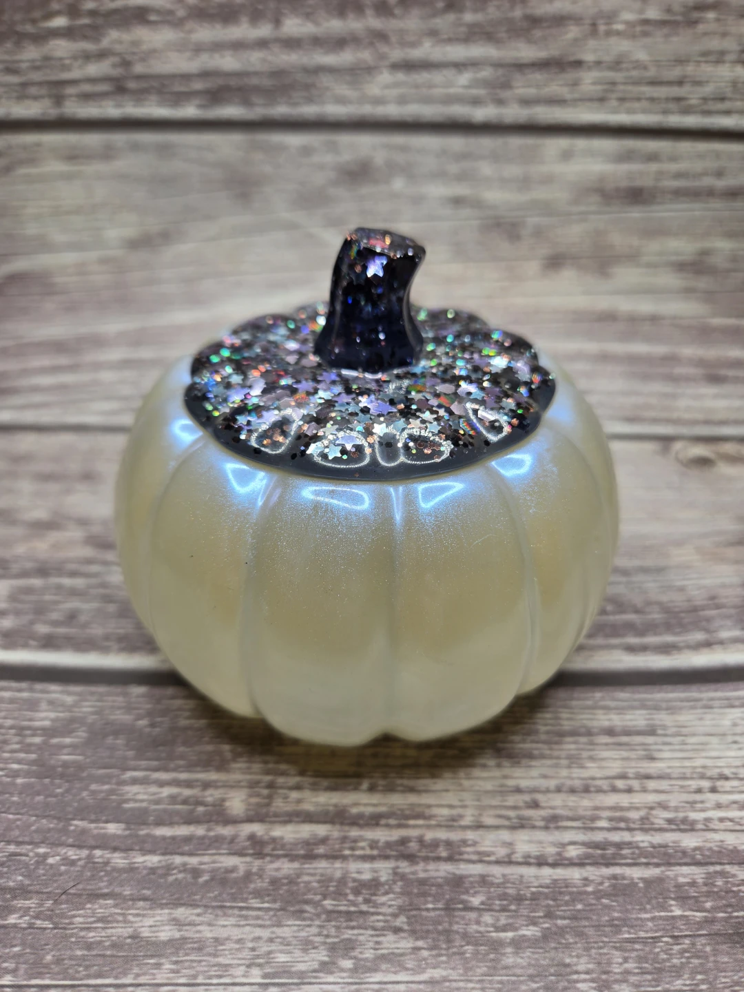 Handmade Resin Pumpkin Trinket Dish - photo 4