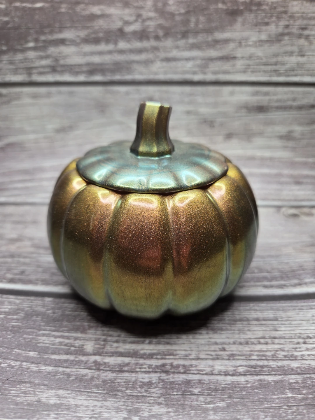 Handmade Resin Pumpkin Trinket Dish - photo 5