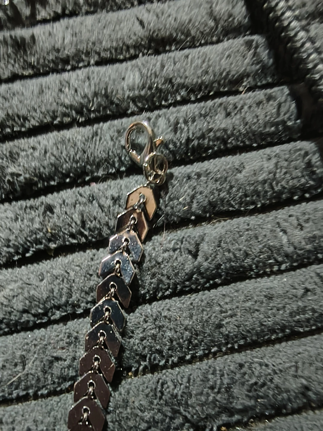 Silver Tone Chevron Chain Bracelet - photo 3