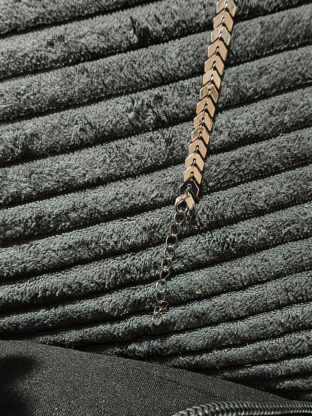 Silver Tone Chevron Chain Bracelet - photo 4