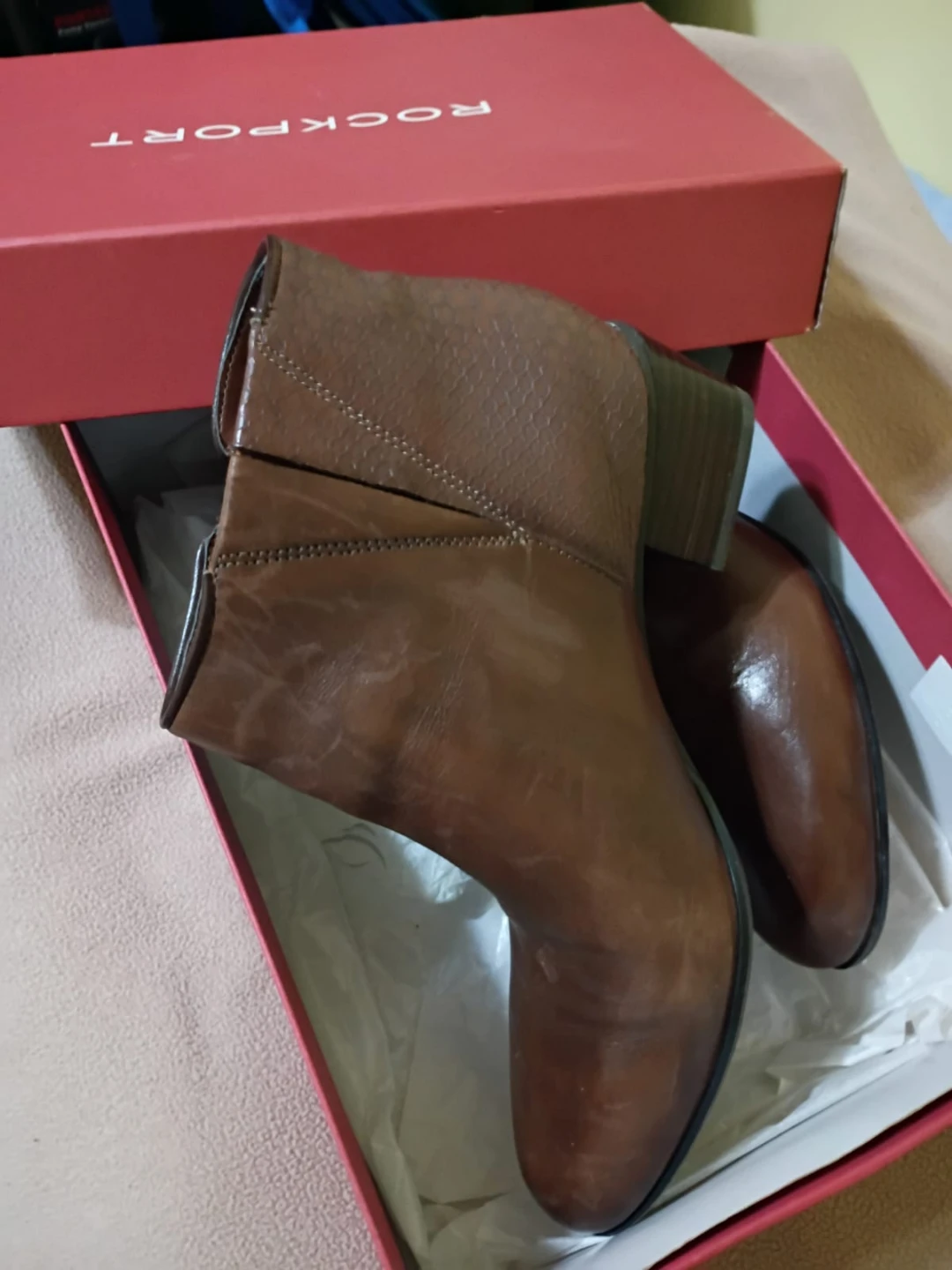 Rockport Brown Leather Ankle Boots - photo 3