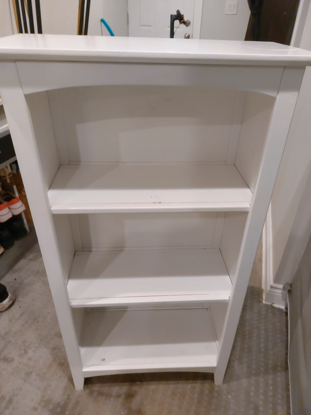 White 3-Shelf Bookcase