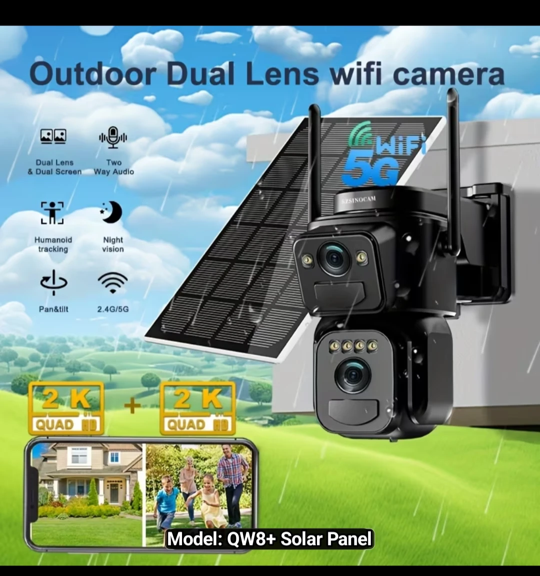 SZSINOCAM Outdoor Dual Lens WiFi Security Camera
