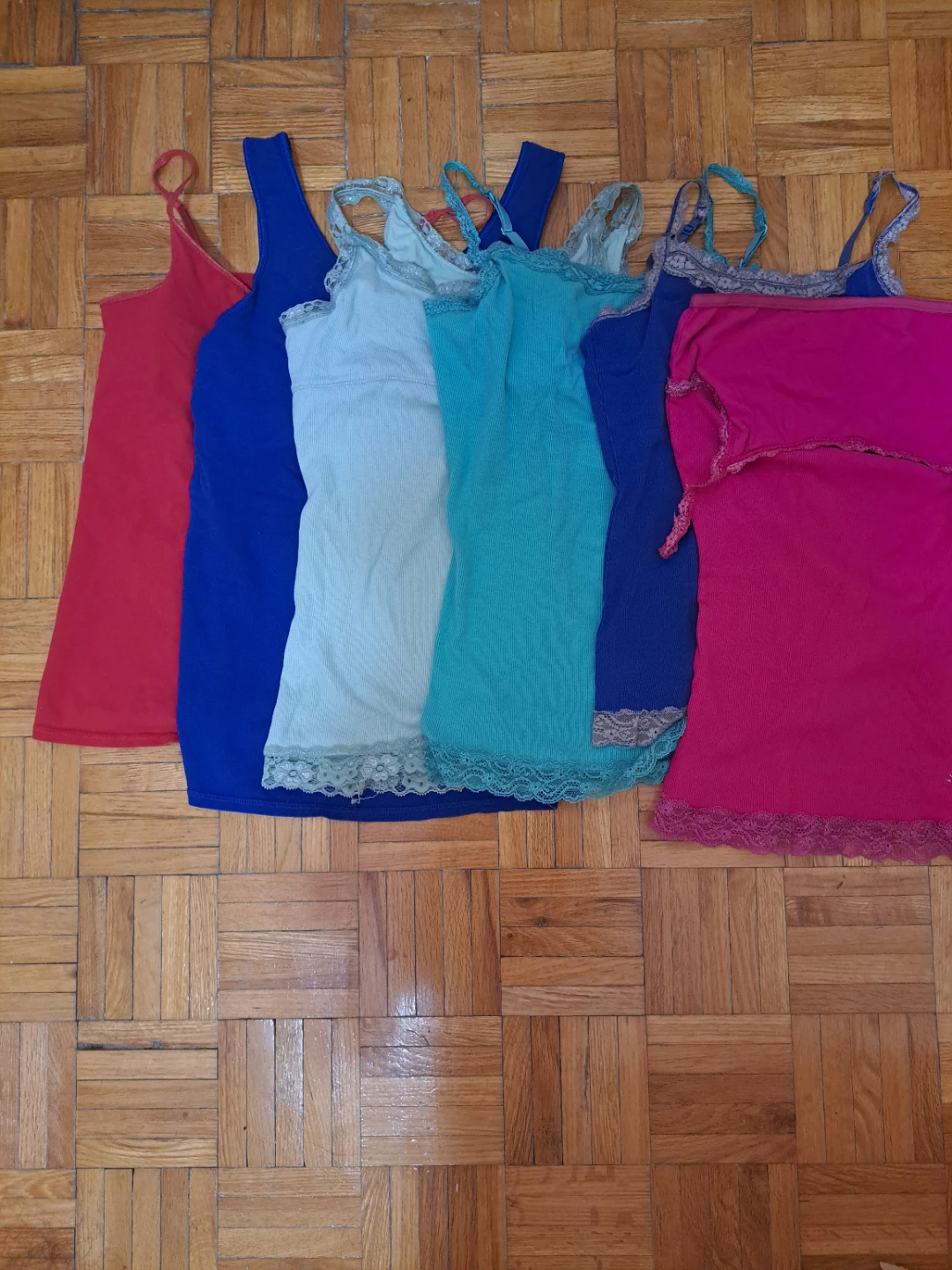 Bundle of 6 Double Lined Camisoles (tank tops)