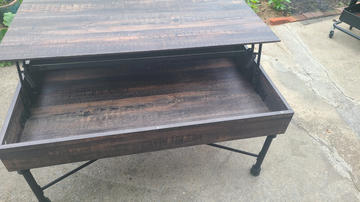 Lift Top Coffee Table with Storage - photo 5