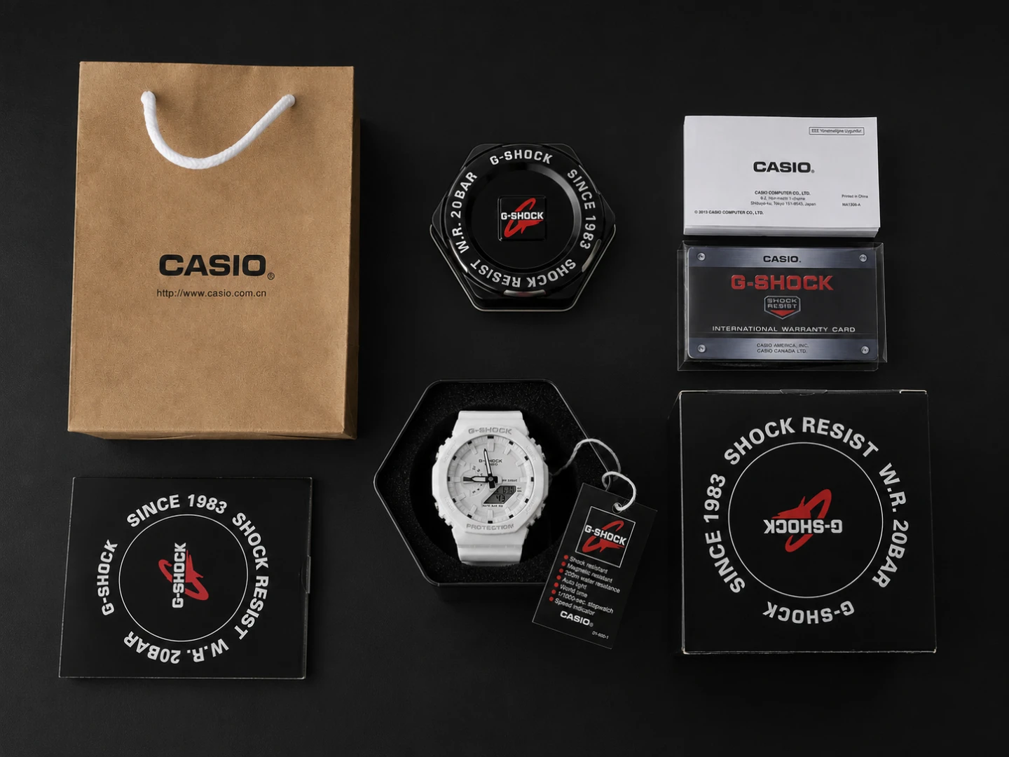 Casio G-Shock White Analog-Digital Watch - photo 2