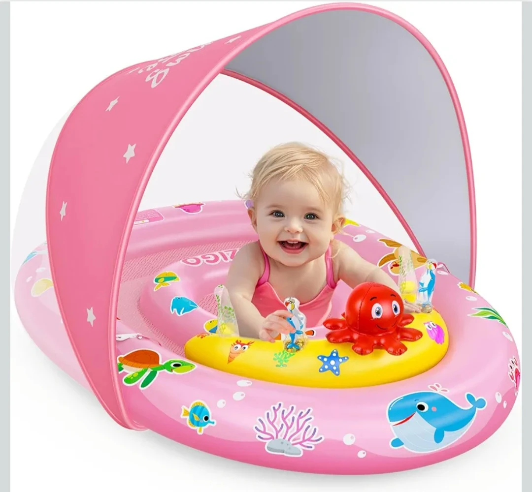 EZIGO Baby Swim Float with Canopy