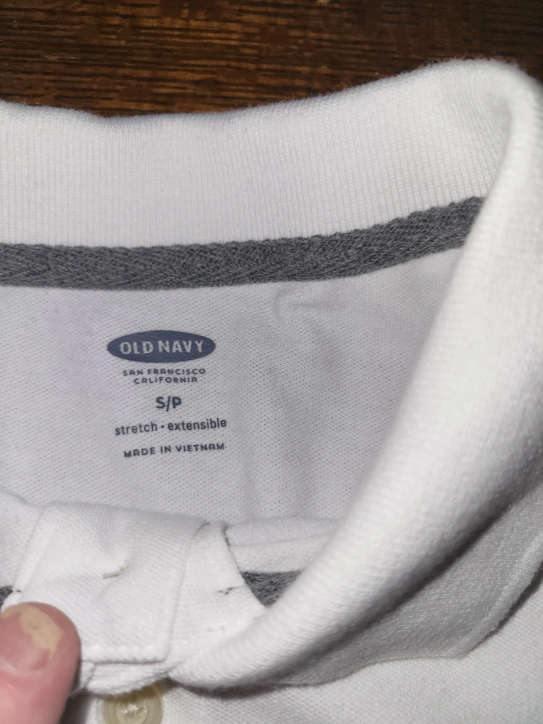 Old Navy White Polo Shirt S/P - photo 2