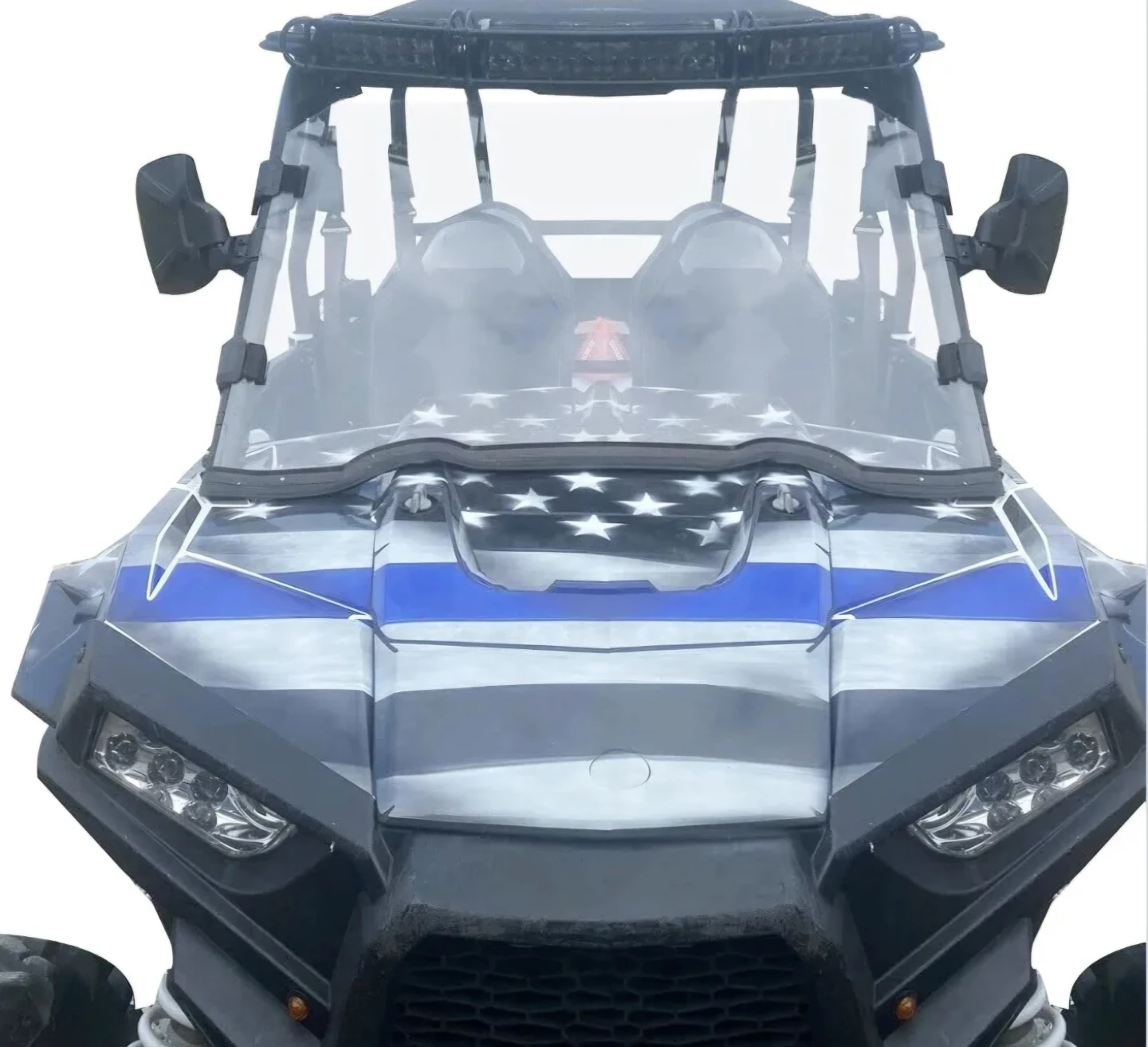 Full Clear UTV Windshield with Seal and Straps - photo 3